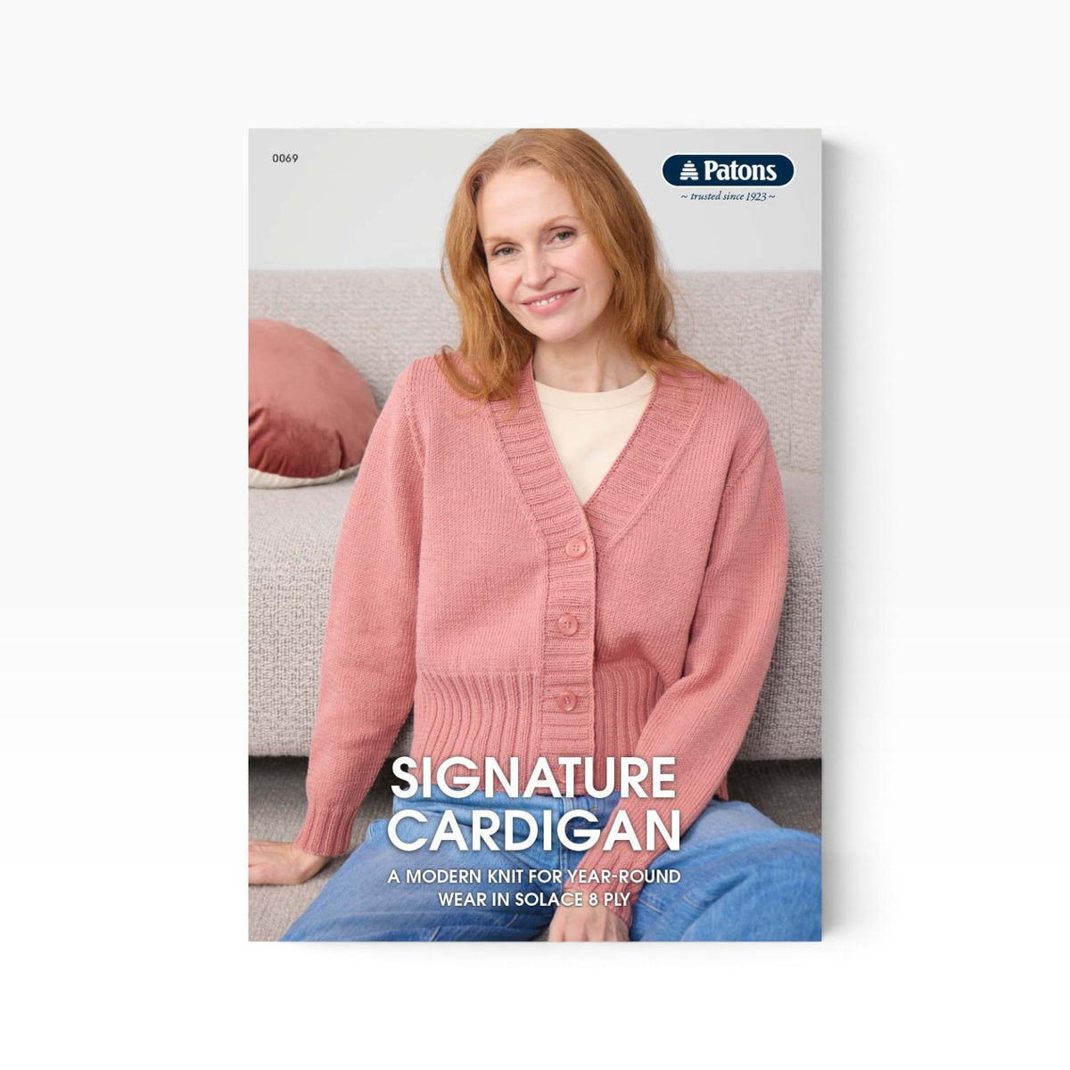 Patons 0069 Signature Cardigan pattern, cover