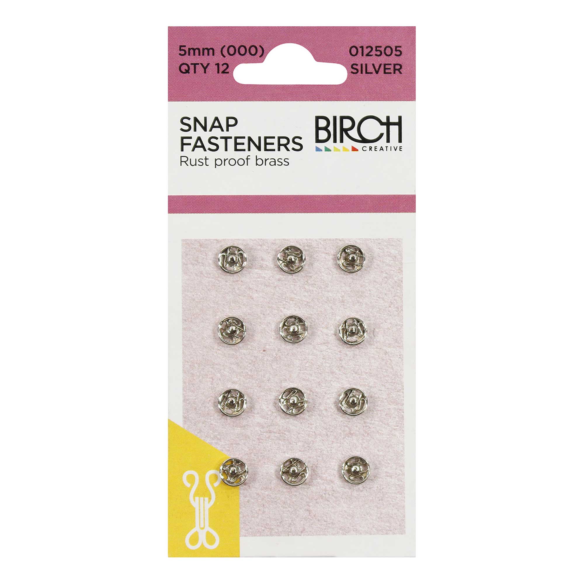 Snap Fasteners 12 x 5mm, view 2