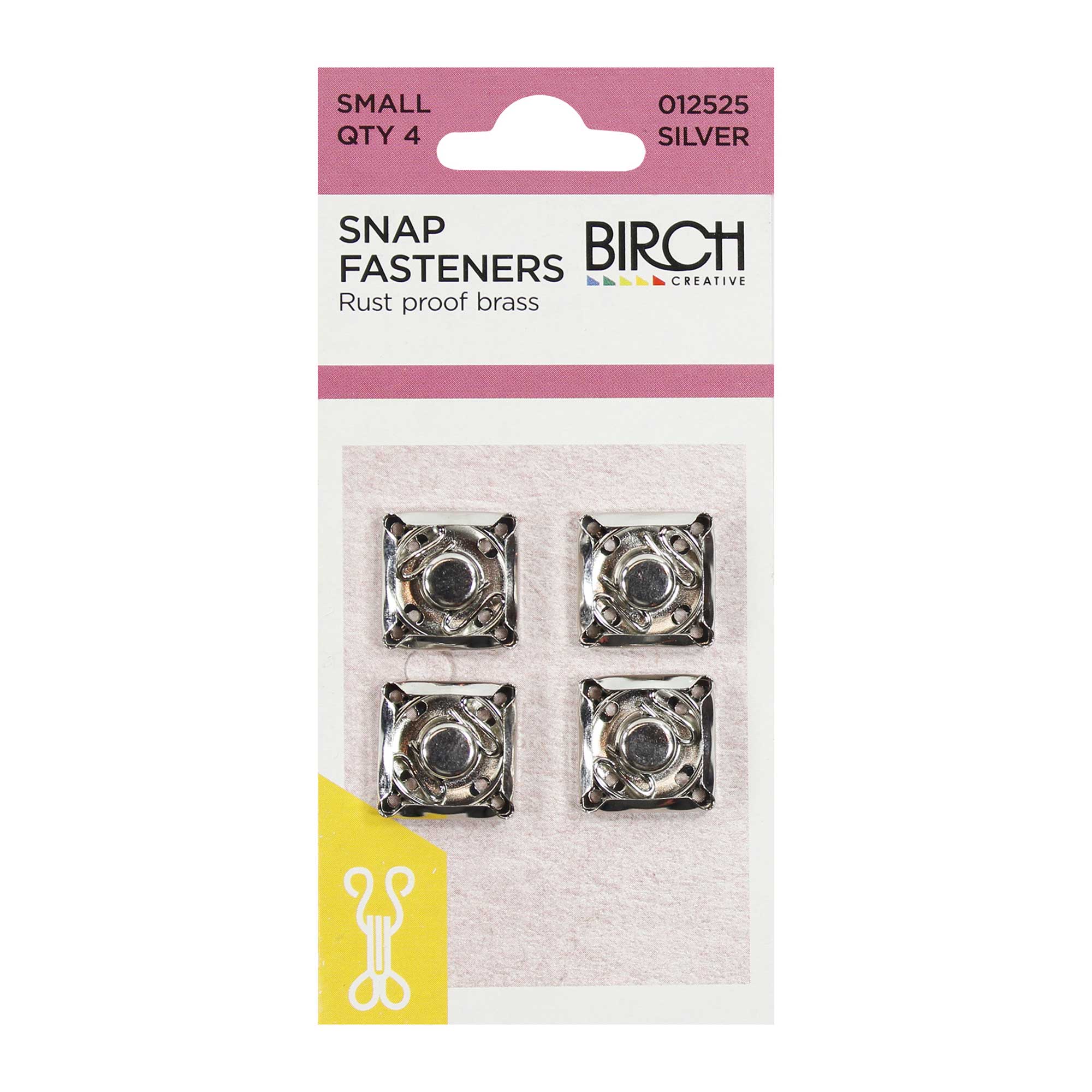 Snap Fasteners Square 4 x 15mm, view 2