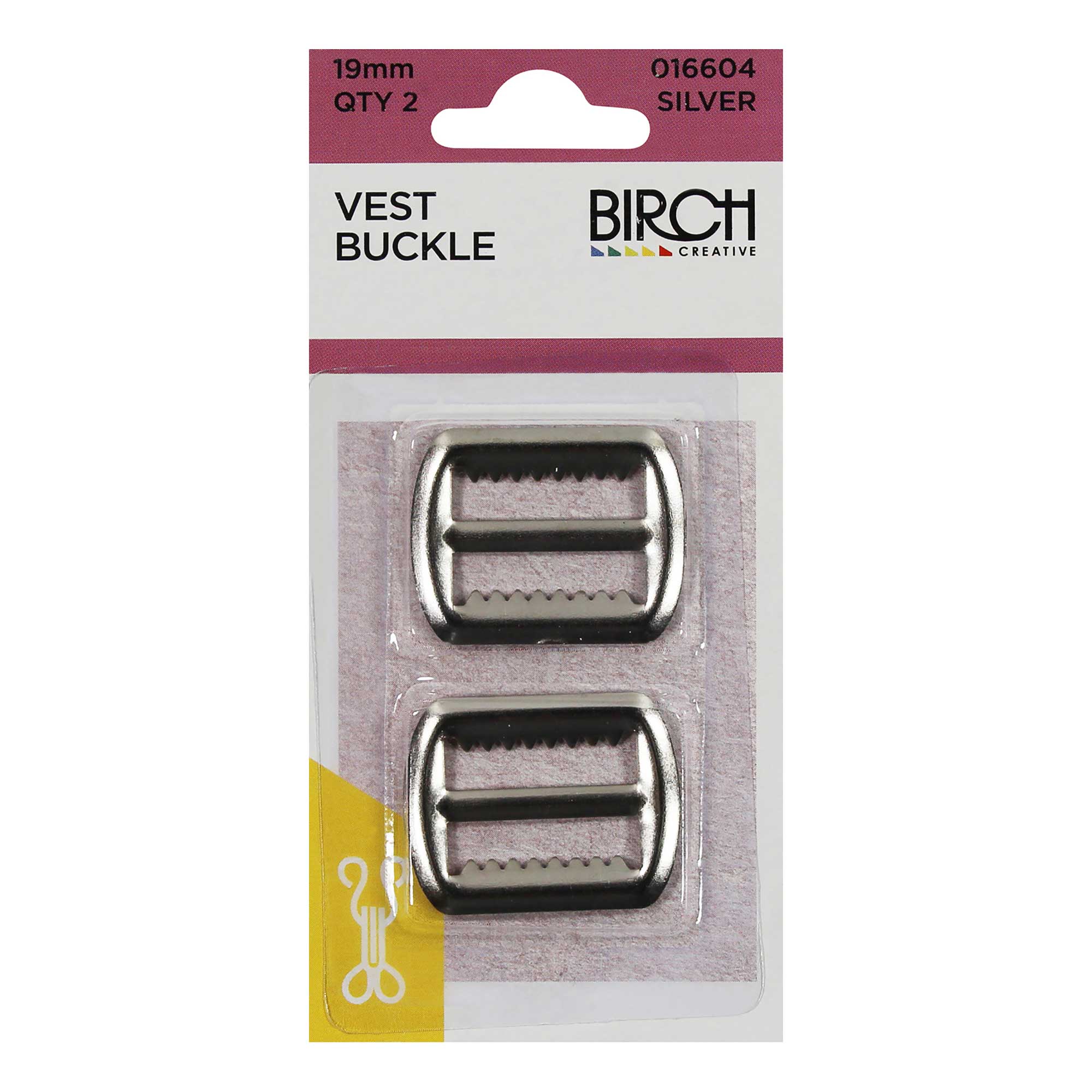 Vest Buckle 19mm 2 Pack, view 4
