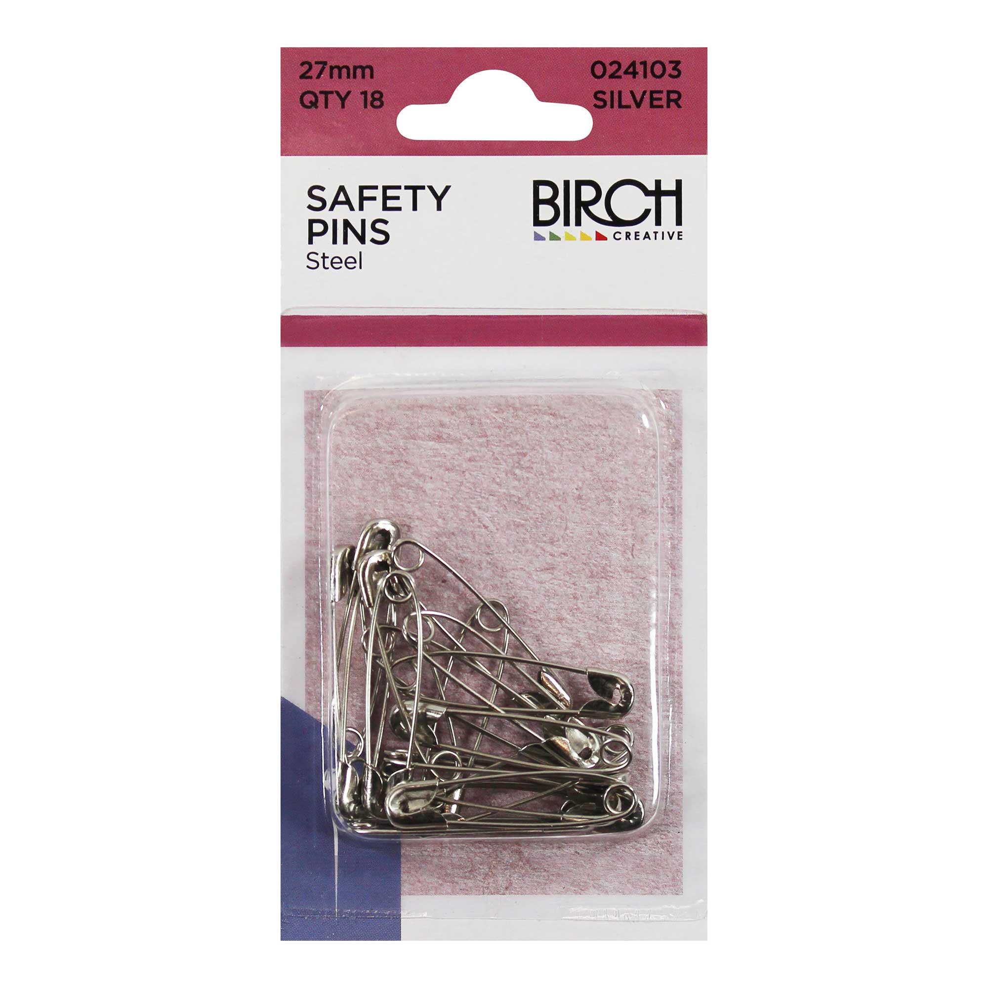 Safety Pins Steel, view 3