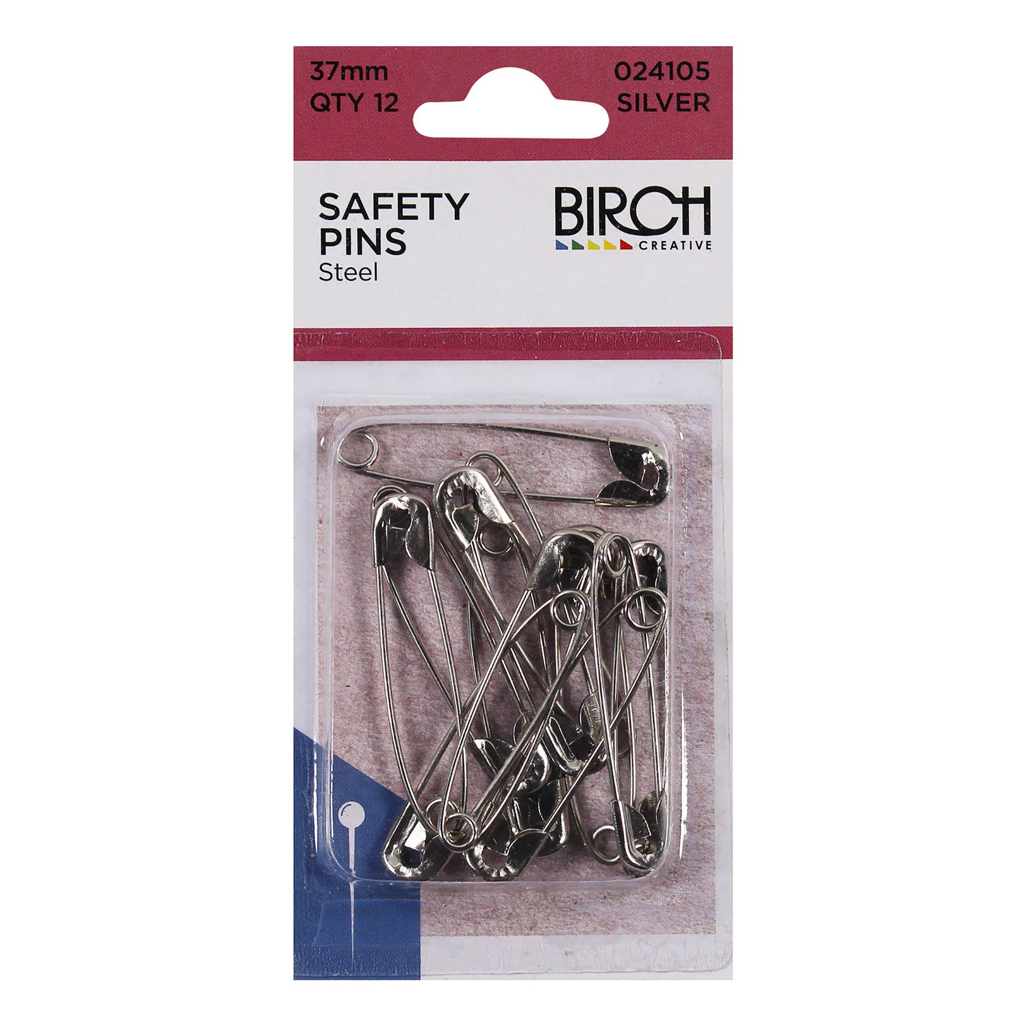 Safety Pins Steel, view 2
