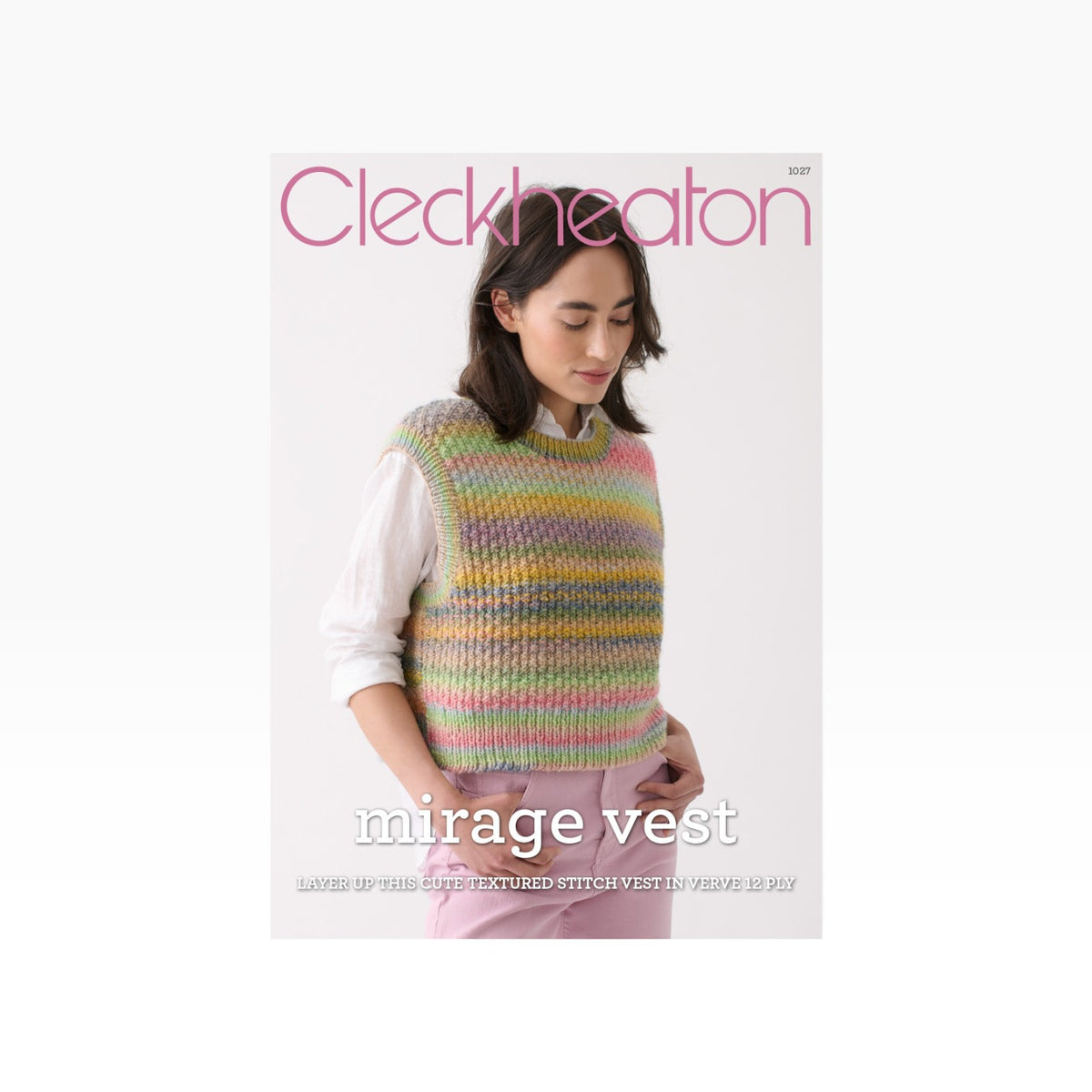 Patons 1027 Mirage Vest pattern, cover