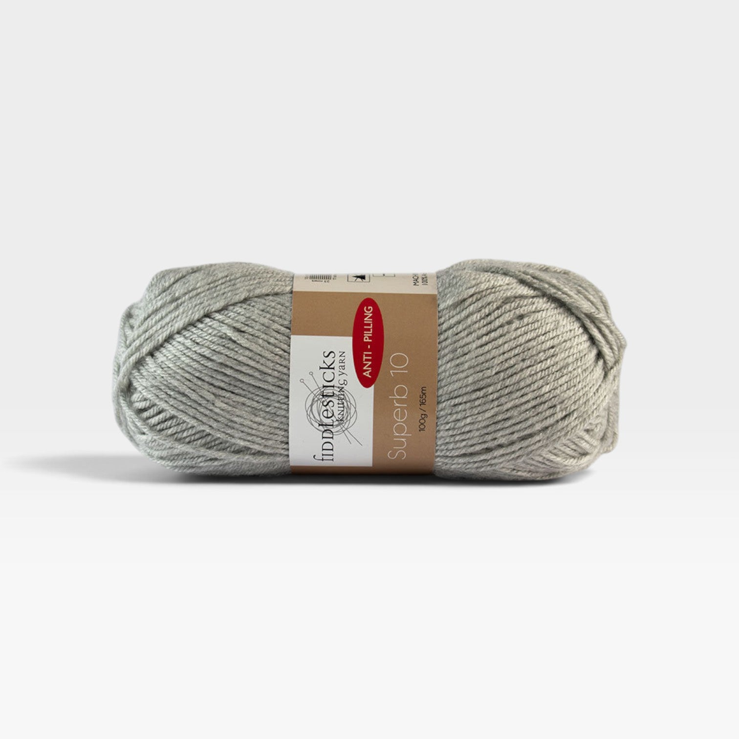 Fiddlesticks Superb 10 ply - Light Grey