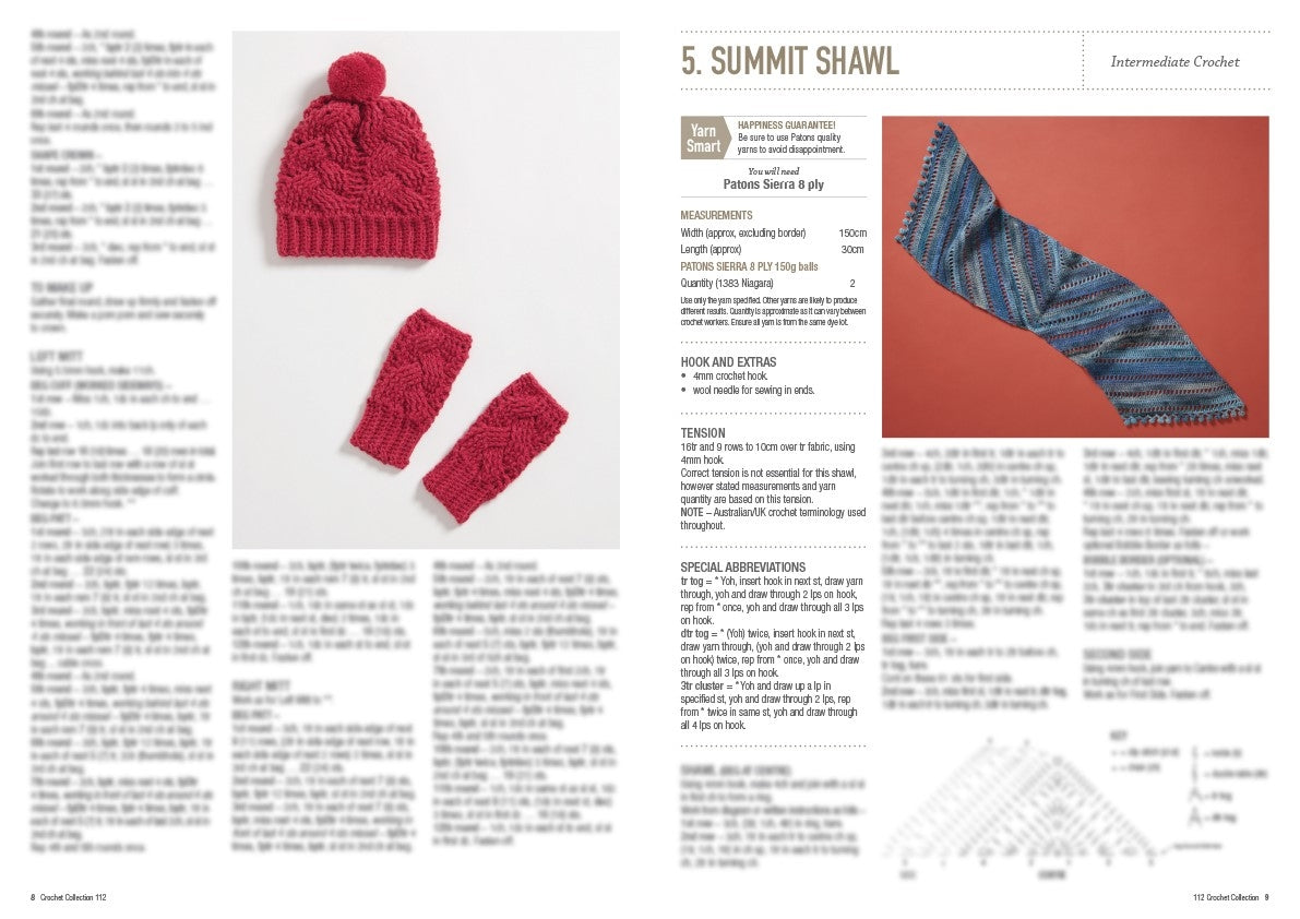 Patons 112 Crochet Collection pattern, page 5