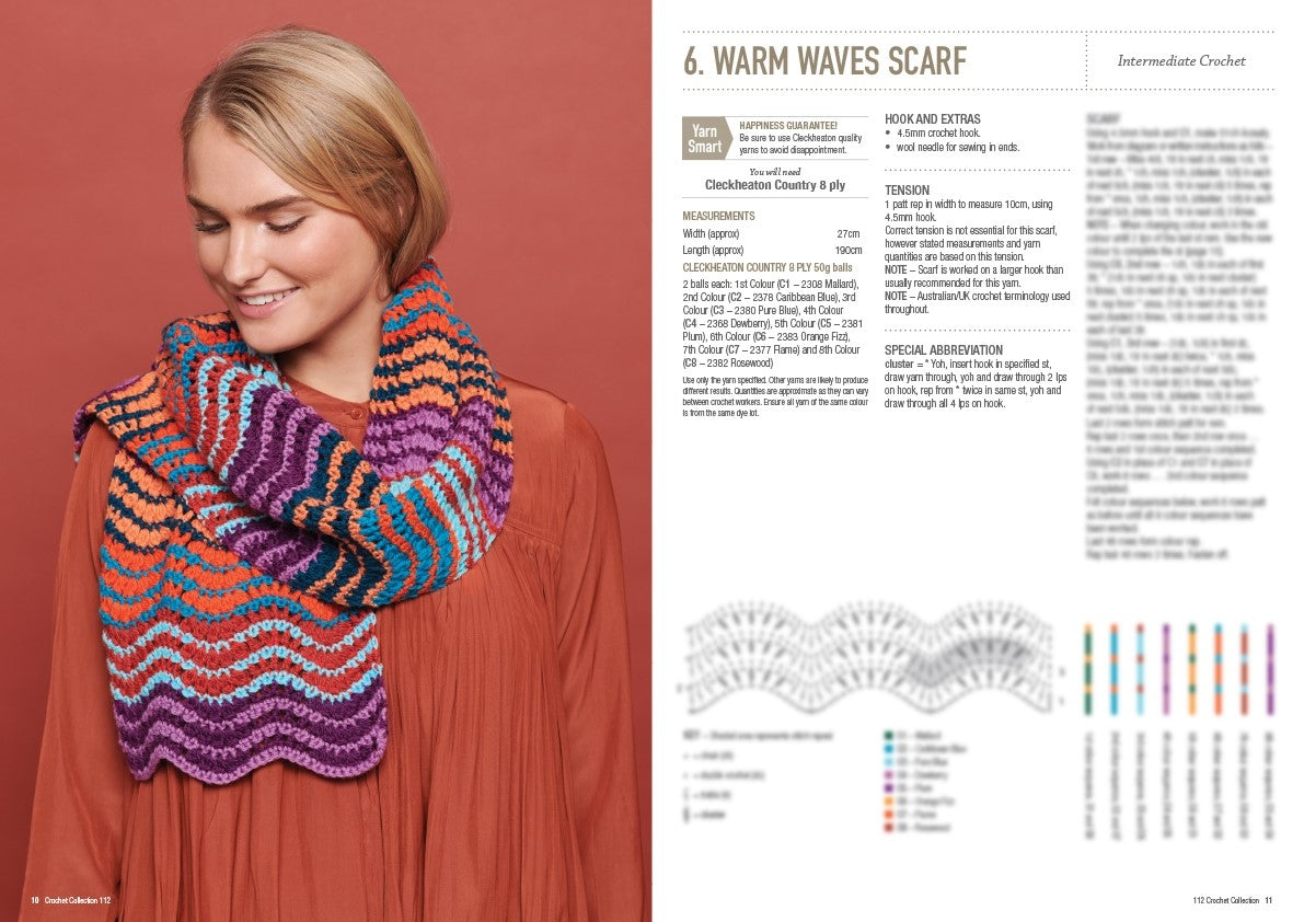 Patons 112 Crochet Collection pattern, page 6