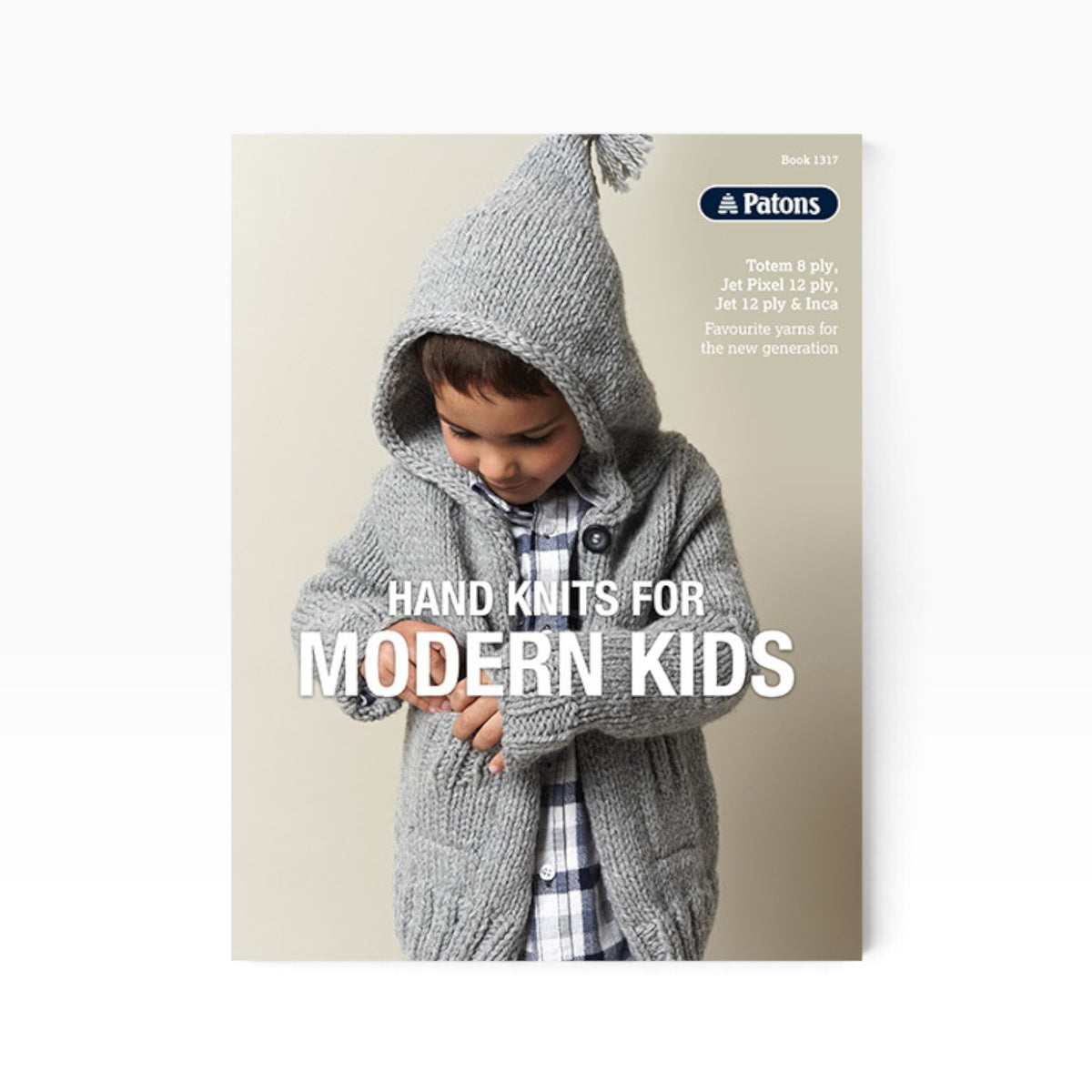 Patons 1317 Hand Knits for Modern Kids pattern, cover