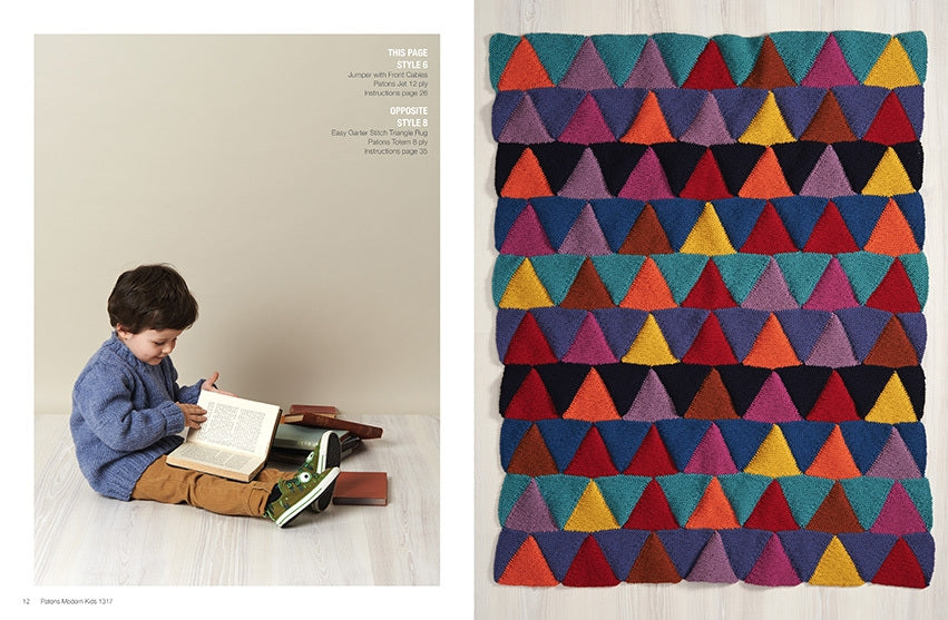 Patons 1317 Hand Knits for Modern Kids pattern, page 6