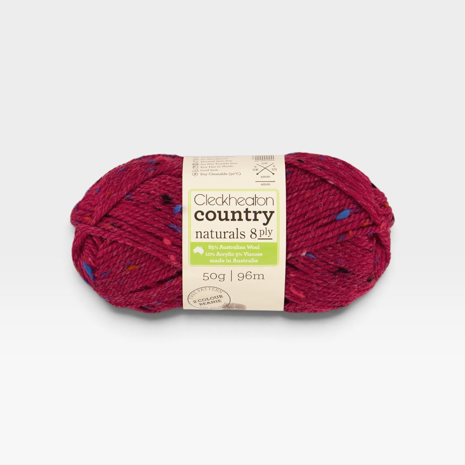 Cleckheaton Country Naturals 8ply - Ox Blood
