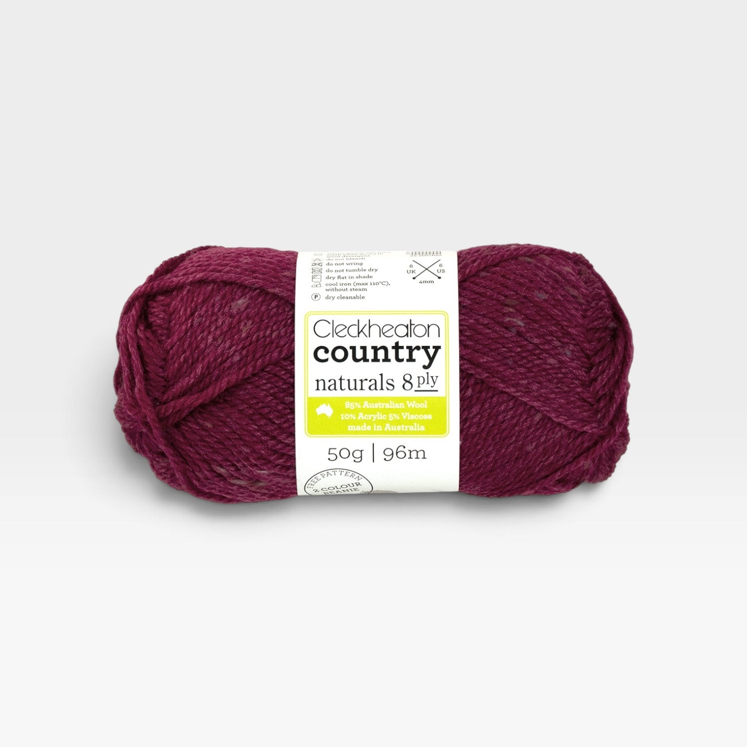 Cleckheaton Country Naturals 8ply - Hollyhock
