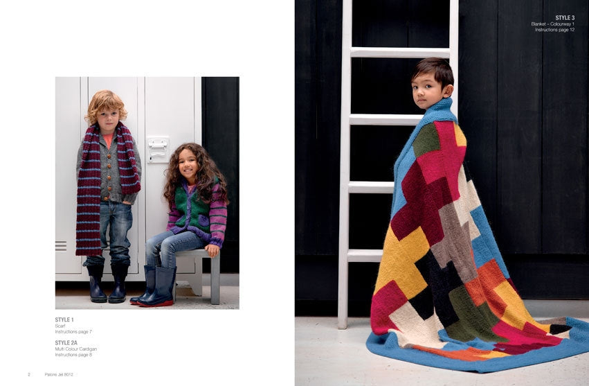 Patons Jet Kids 12 ply Designs 8012, view 2