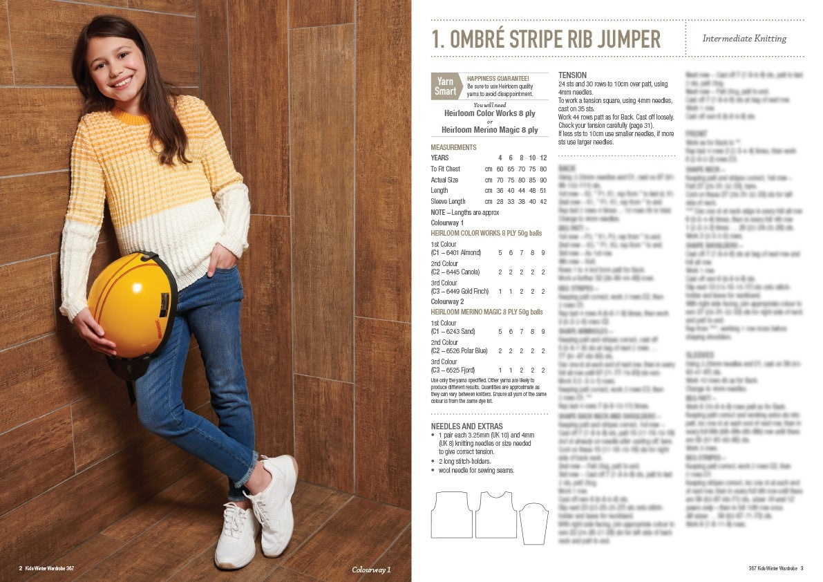 Kids Winter Wardrobe inside pages
