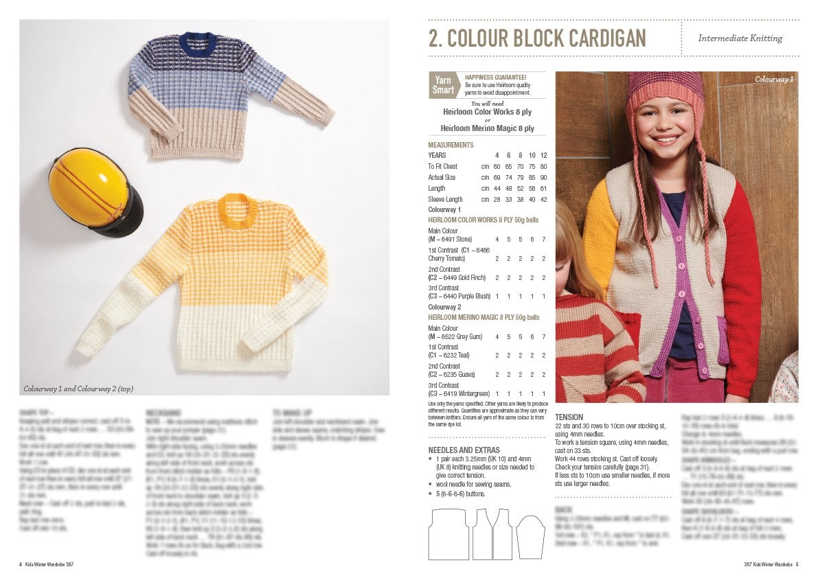 Kids Winter Wardrobe inside pages