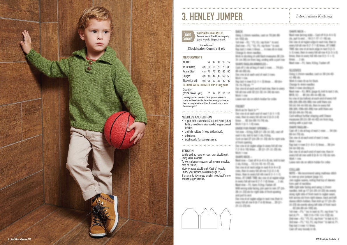 Kids Winter Wardrobe inside pages