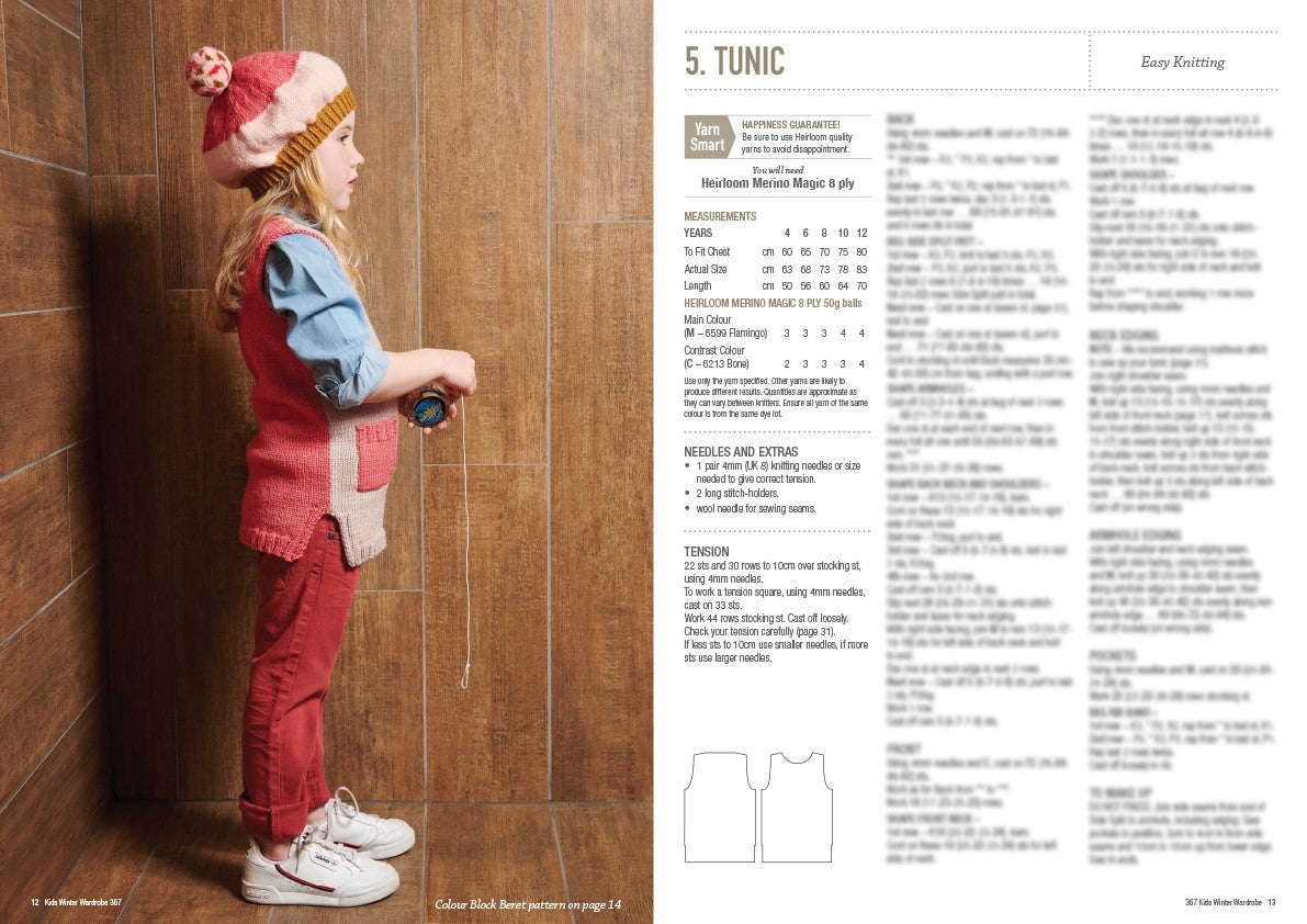 Kids Winter Wardrobe inside pages