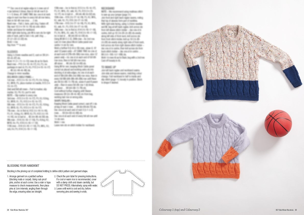 Kids Winter Wardrobe inside pages