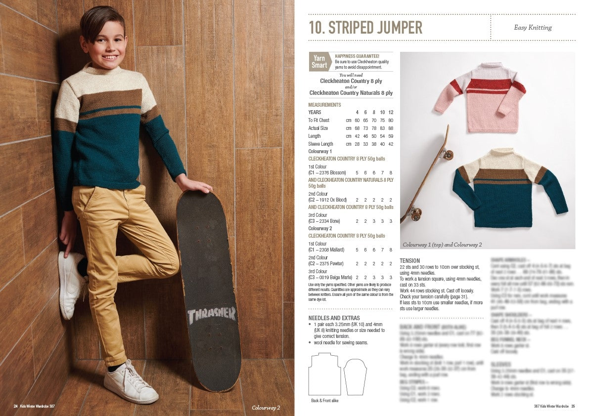 Kids Winter Wardrobe inside pages