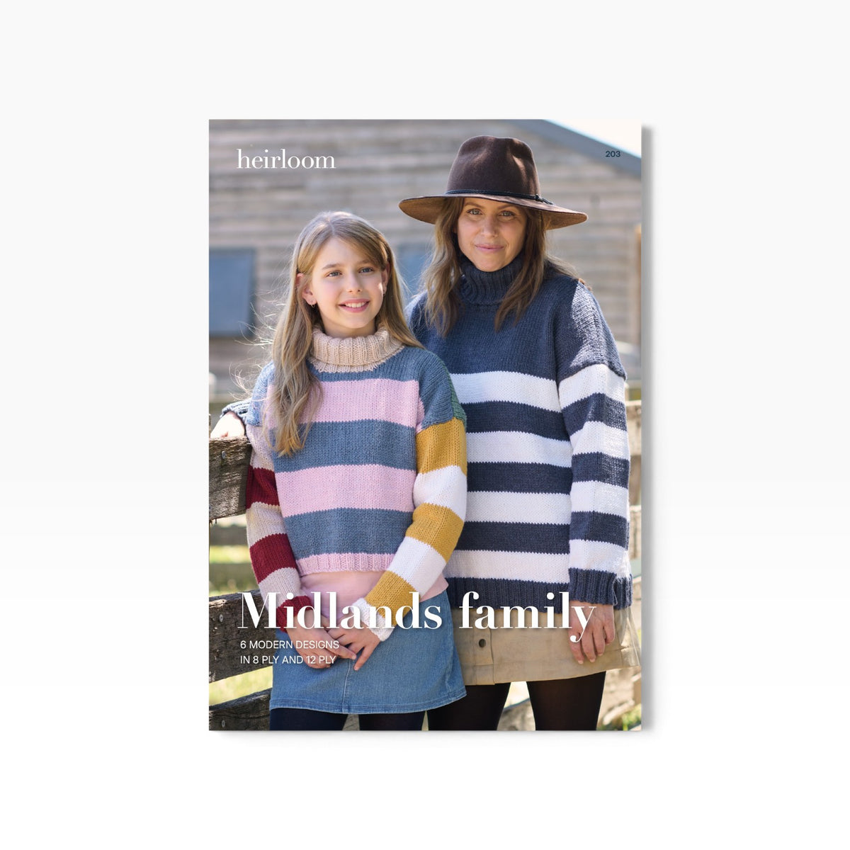 Patons 3019 Midlands Family pattern, cover