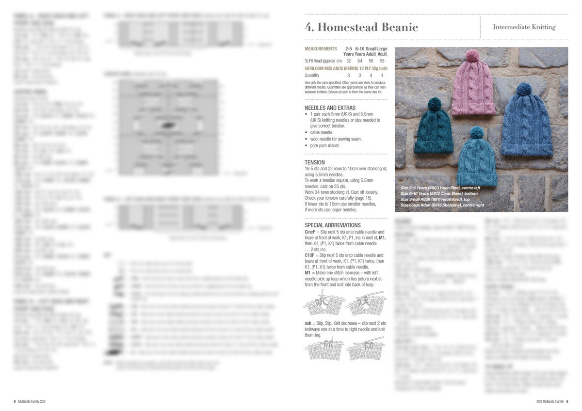Patons 3019 Midlands Family pattern, page 5