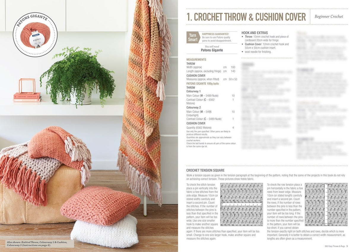 Cosy Throws and Rugs, inside pages