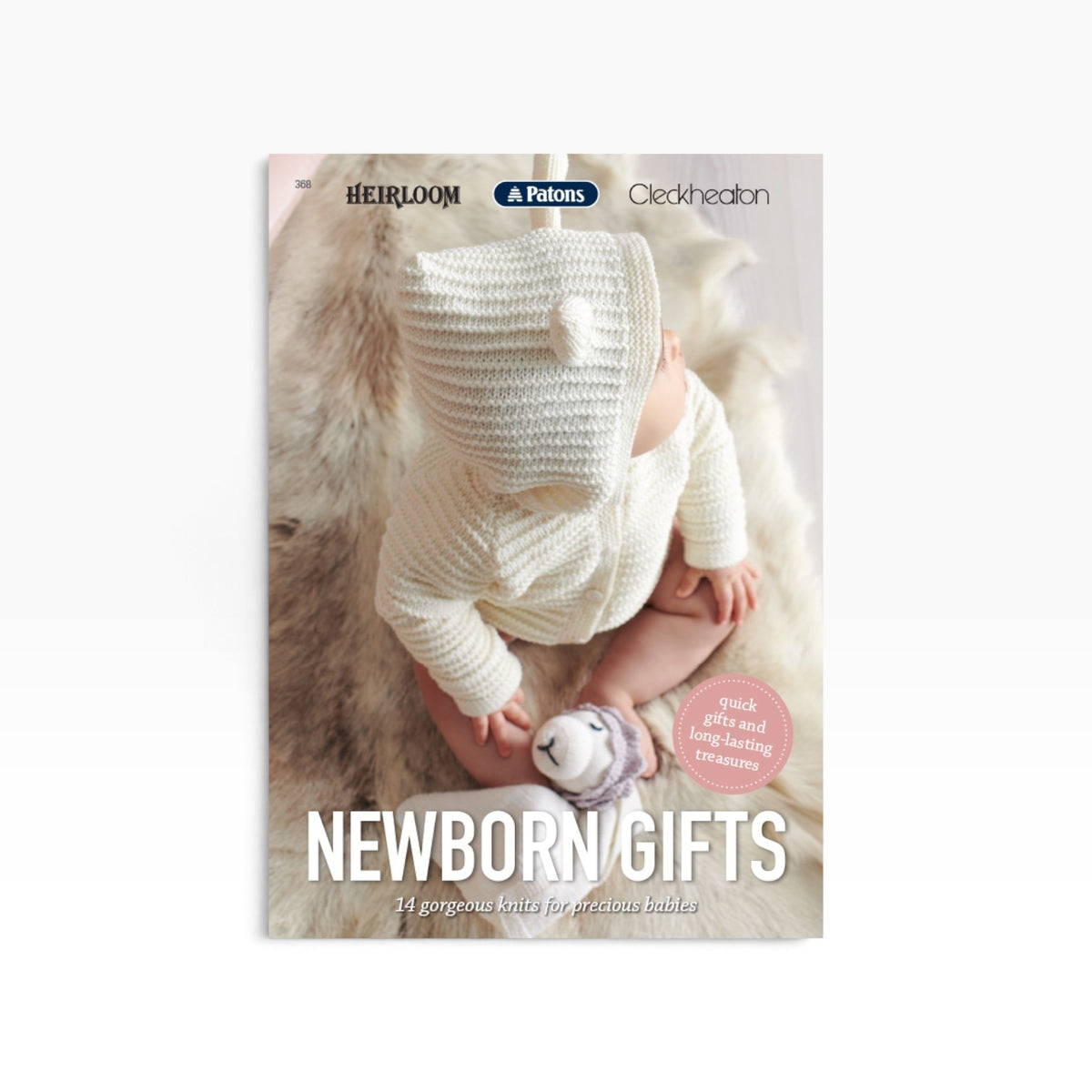 Patons 368 Newborn Gifts pattern, cover