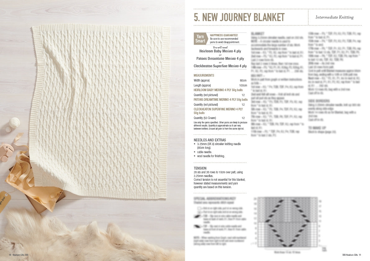 Patons 368 Newborn Gifts pattern, page 6