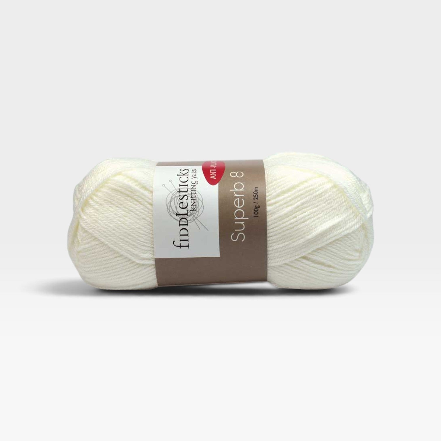 Fiddlesticks Superb 8 ply - White 70001