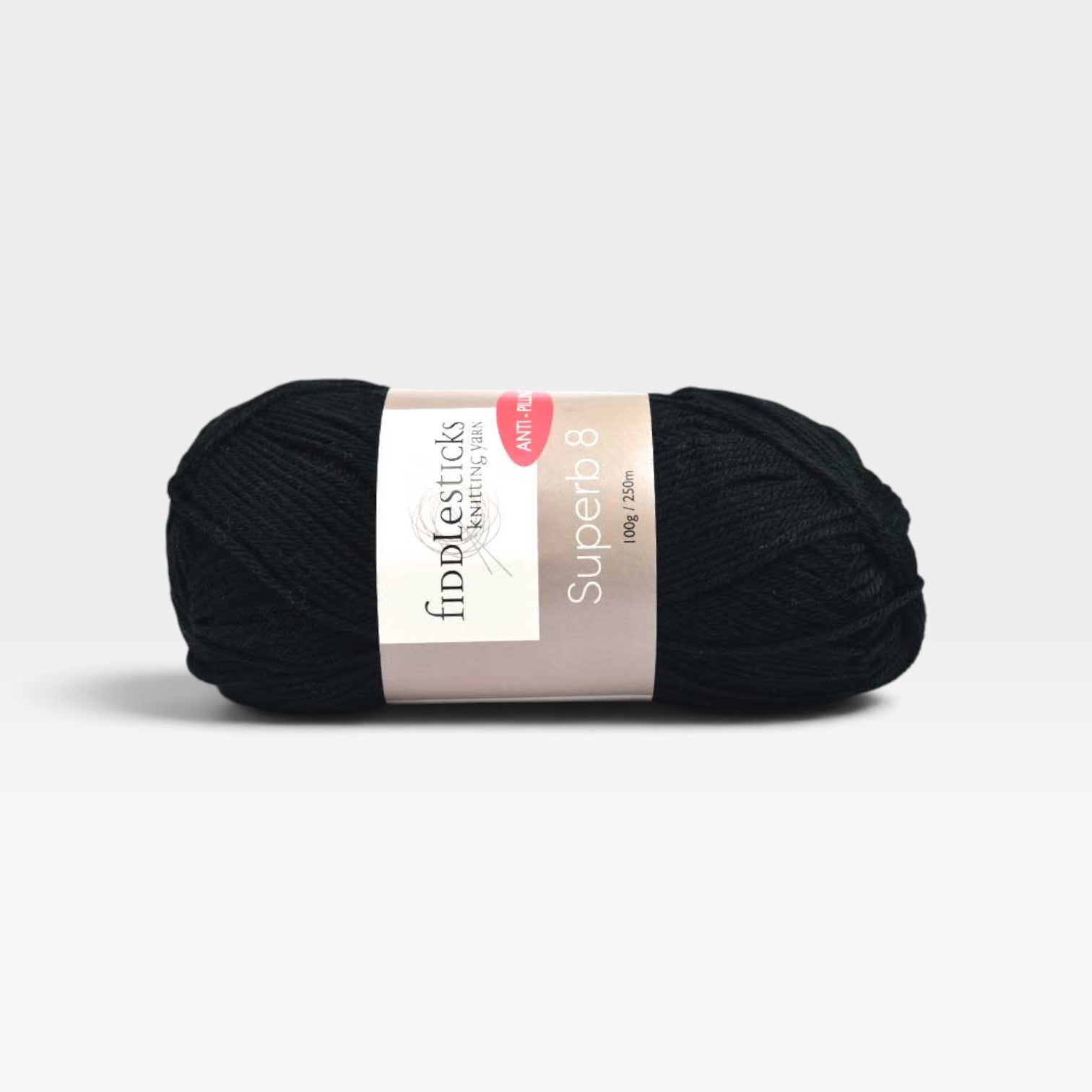 Fiddlesticks Superb 8 ply - Black 70027