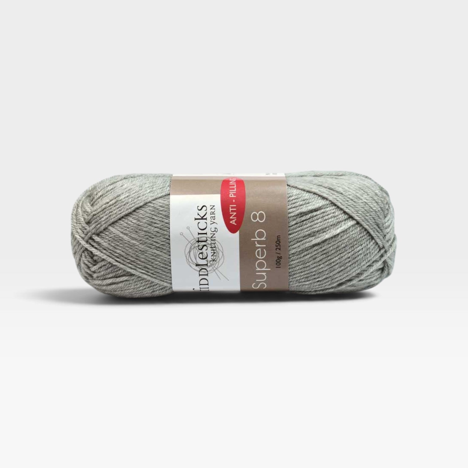 Fiddlesticks Superb 8 ply - Light Grey 70030