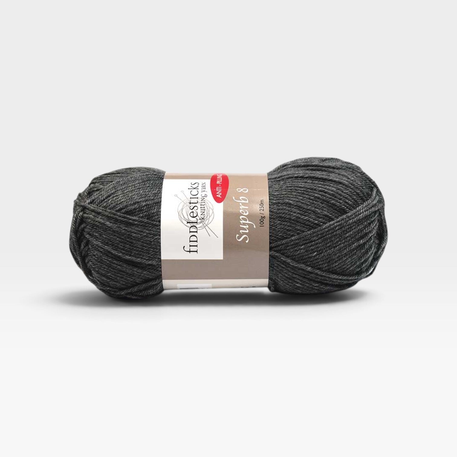 Fiddlesticks Superb 8 ply - Dark Grey 70031