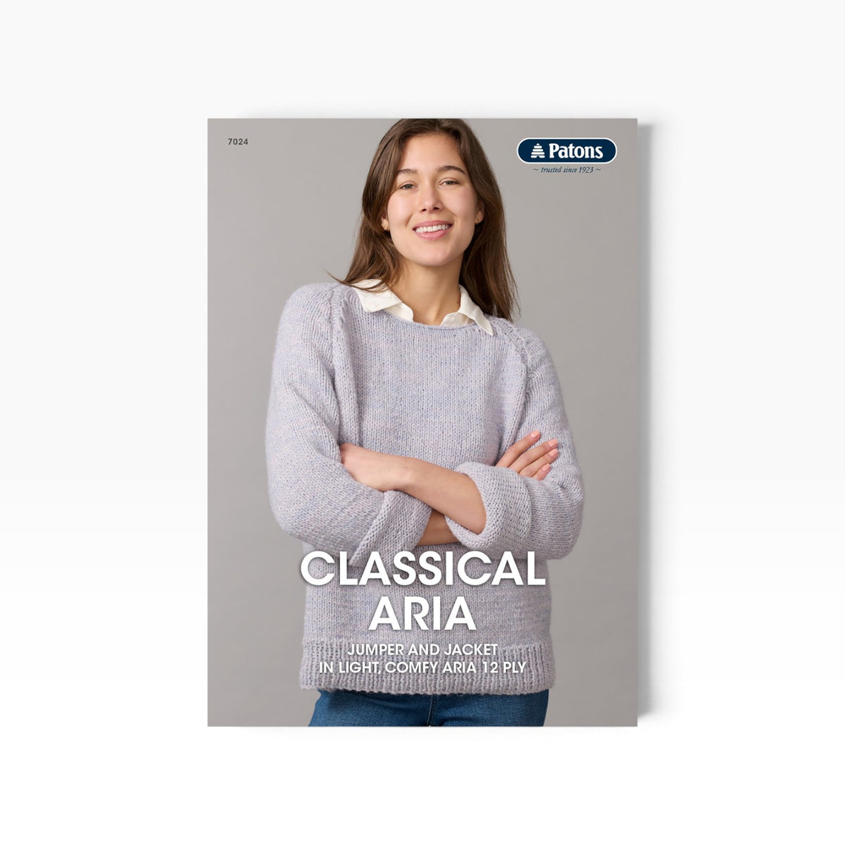 Patons 7024 Classical Aria pattern, cover