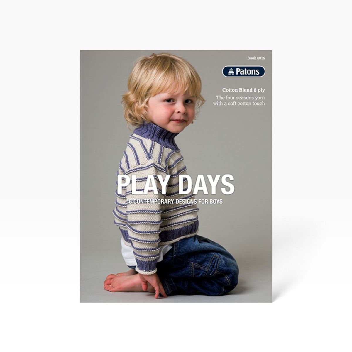 Patons 8016 Play Days pattern, cover