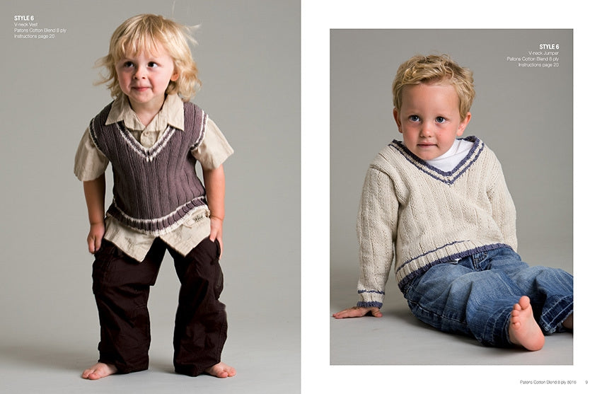 Patons 8016 Play Days pattern, page 2