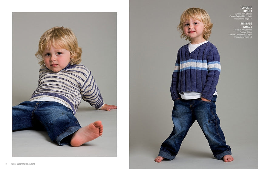 Patons 8016 Play Days pattern, page 4