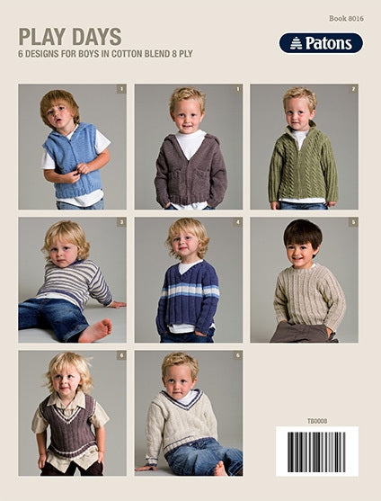 Patons 8016 Play Days pattern, page 6