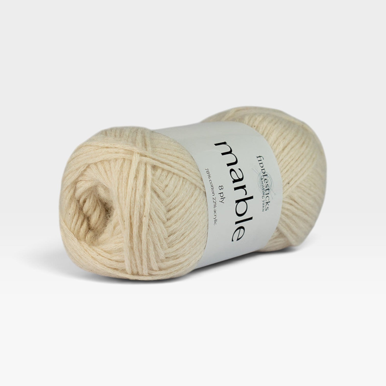 Fiddlesticks Marble 8 Ply - Ivory 1801
