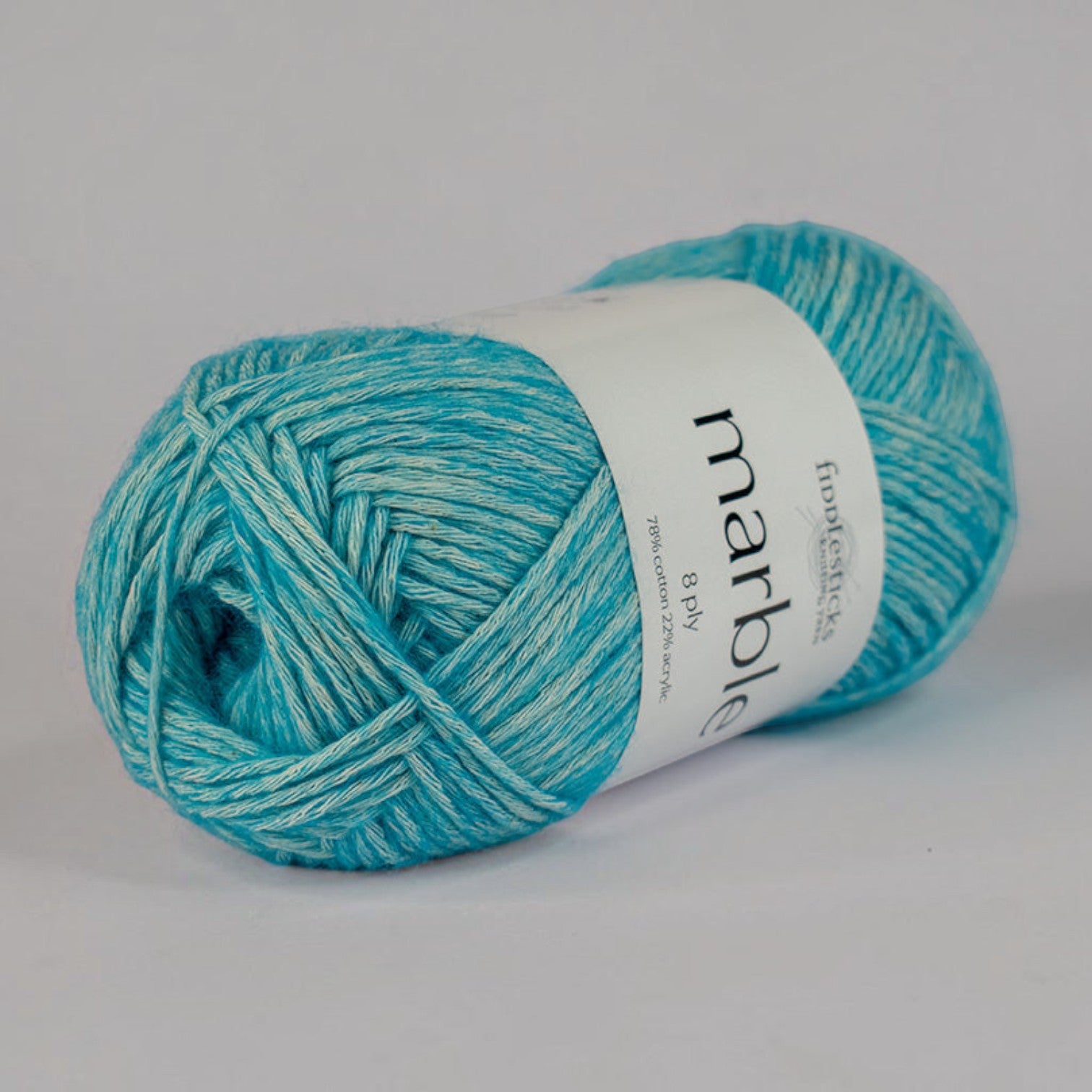 Fiddlesticks Marble 8 Ply in Turquoise 1824