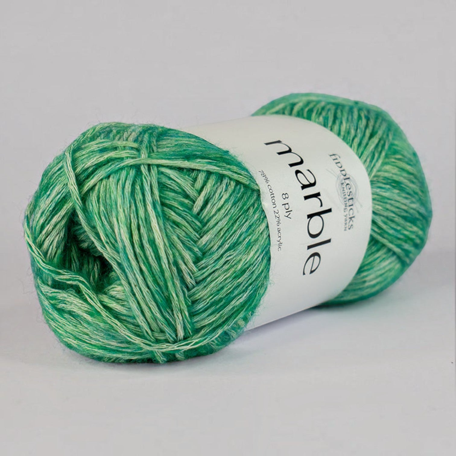 Fiddlesticks Marble 8 Ply in Emerald 1830