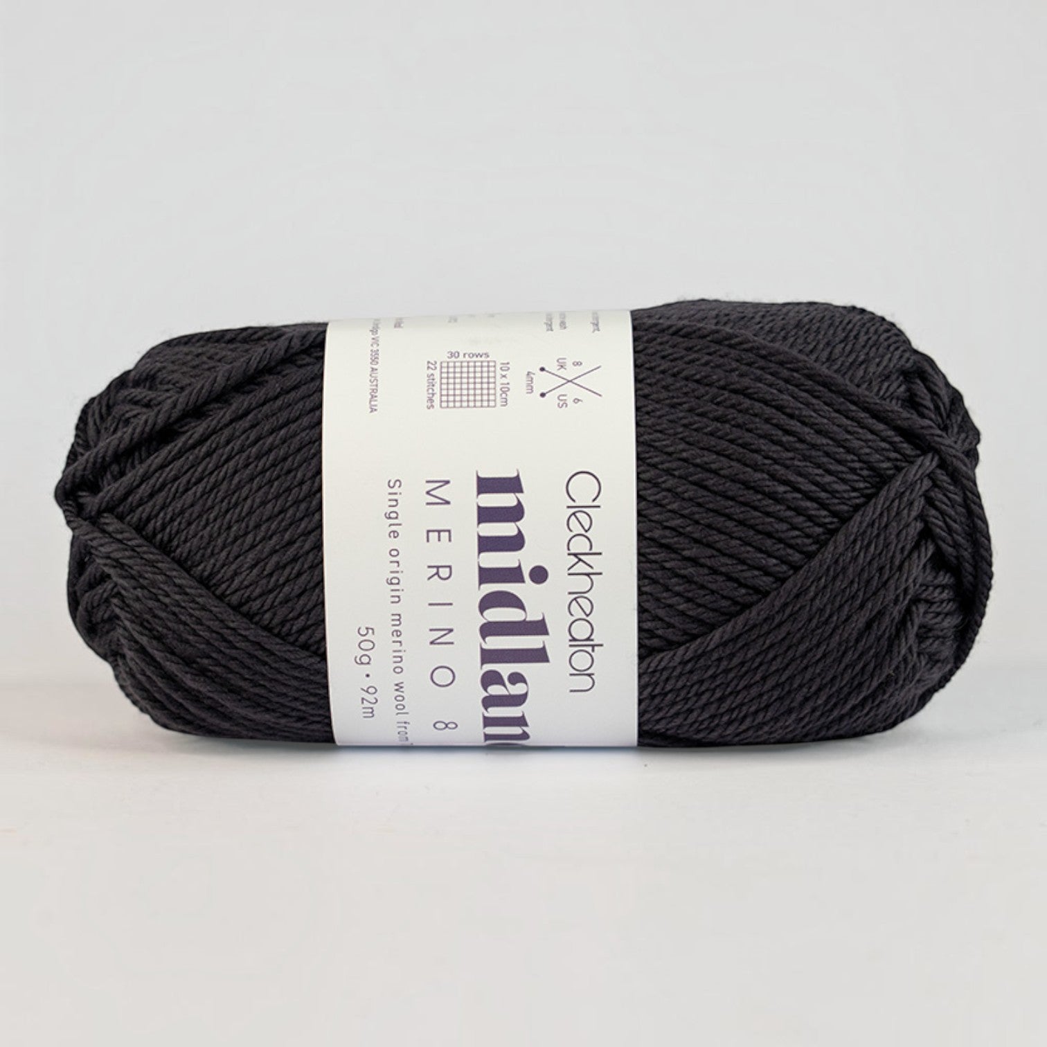 Cleckheaton Midlands Merino 8 ply in Blackwood 8820