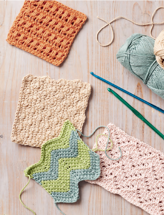 Tunisian Crochet Stitch Dictionary, inside pages