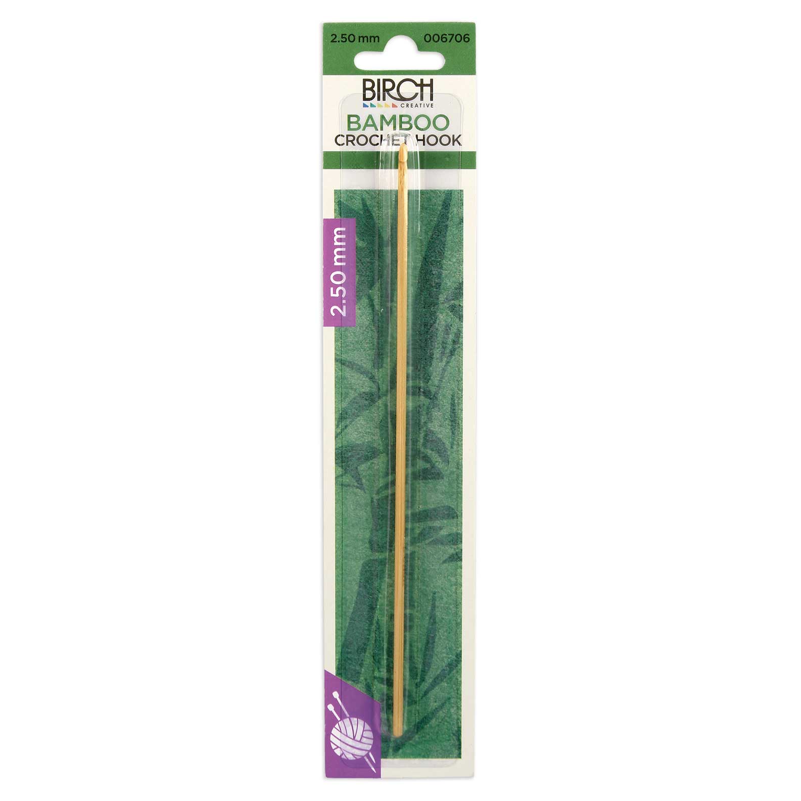 Birch Bamboo Crochet Hooks With Round Handle, view 3
