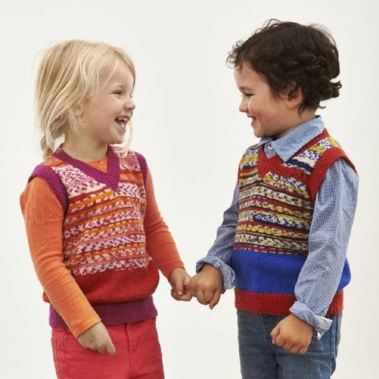 Childs Vest Knitting Pattern in Patons Patonyle Magic 4 Ply