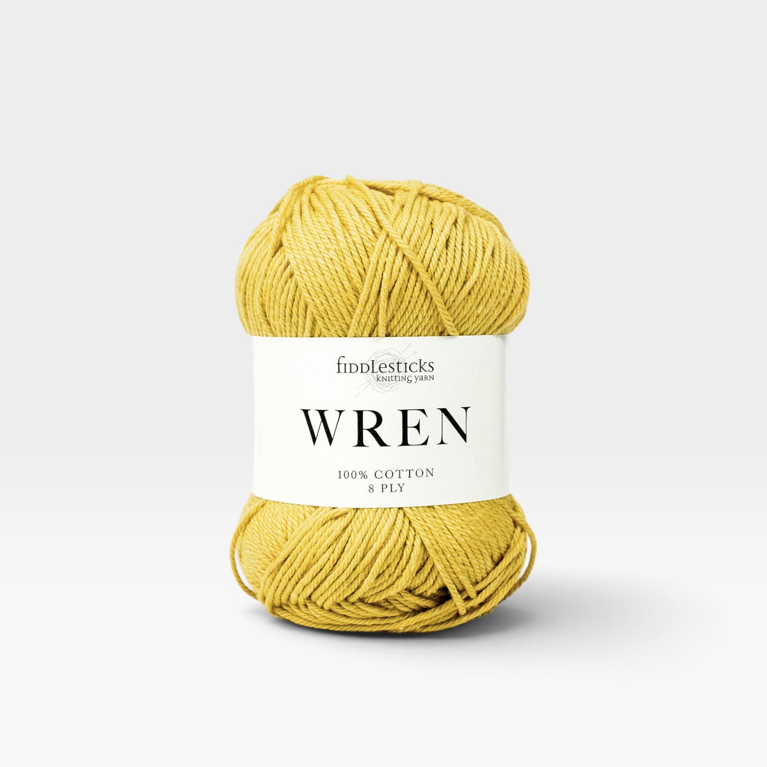 Fiddlesticks Wren Cotton 8 ply - Banana W005