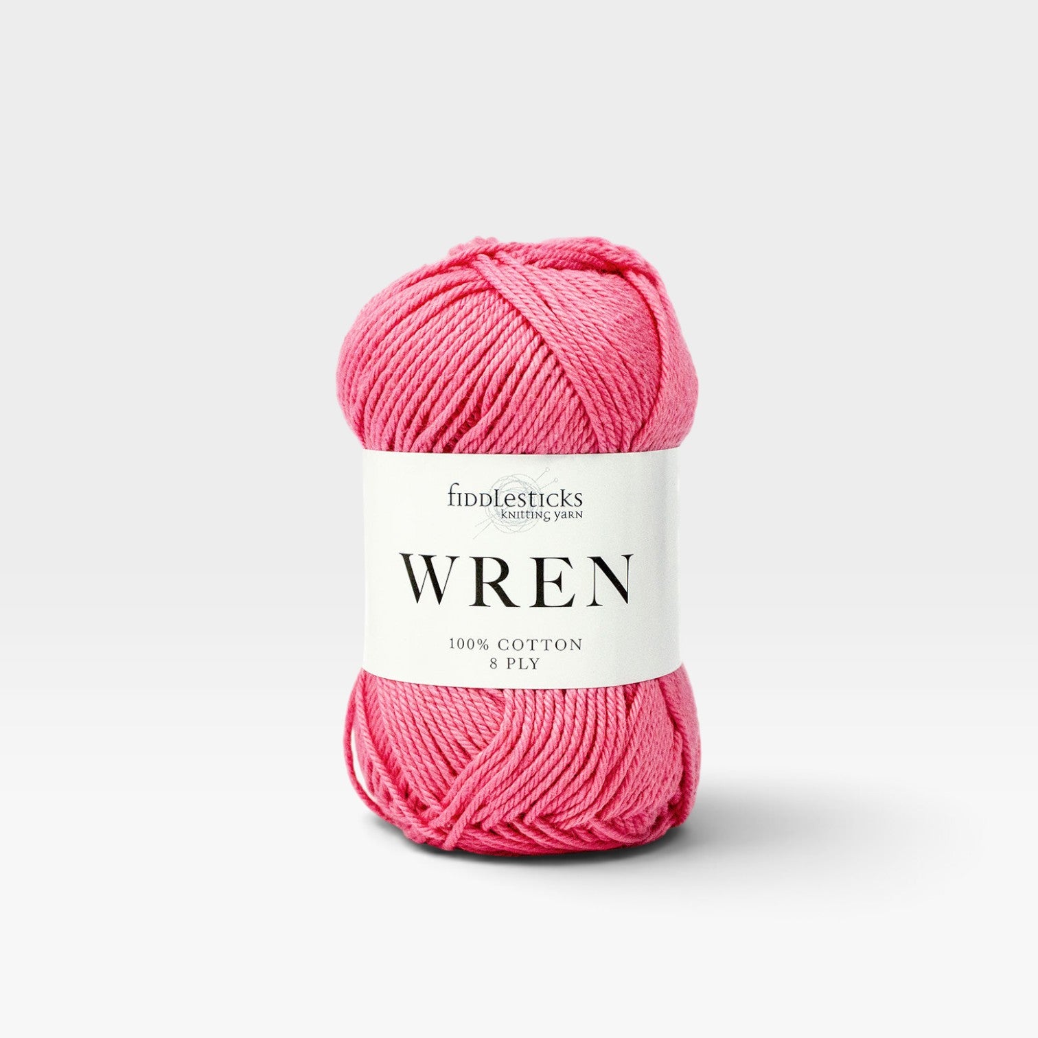 Fiddlesticks Wren Cotton 8 ply - Lipstick W011
