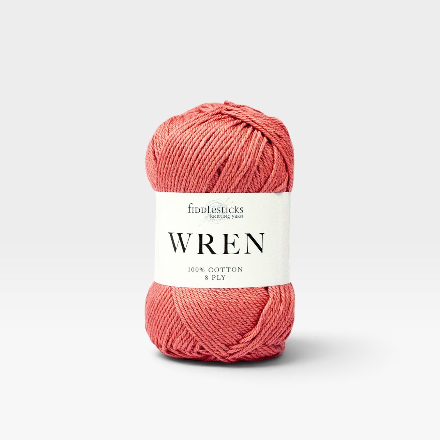 Fiddlesticks Wren Cotton 8 ply - Coral W016