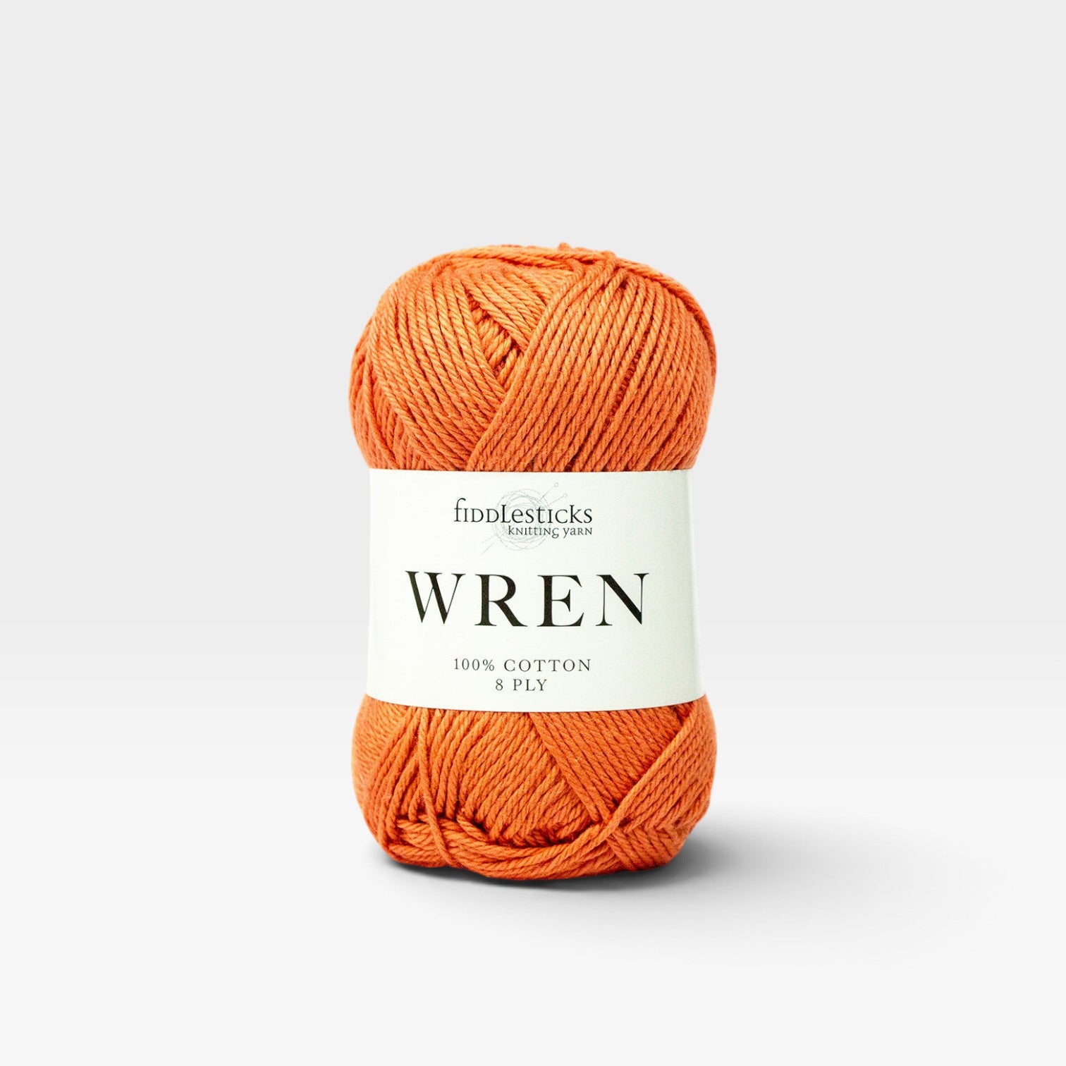 Fiddlesticks Wren Cotton 8 ply - Mandarin W017