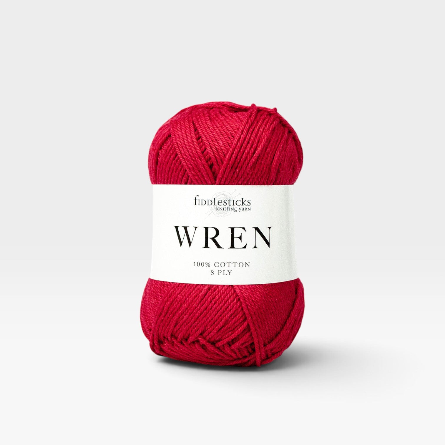 Fiddlesticks Wren Cotton 8 ply - Red W018