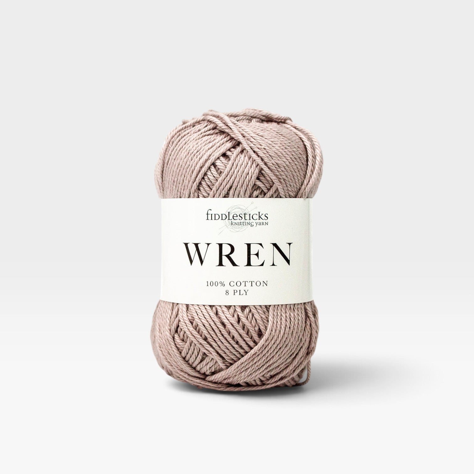 Fiddlesticks Wren Cotton 8 ply - Stone W019