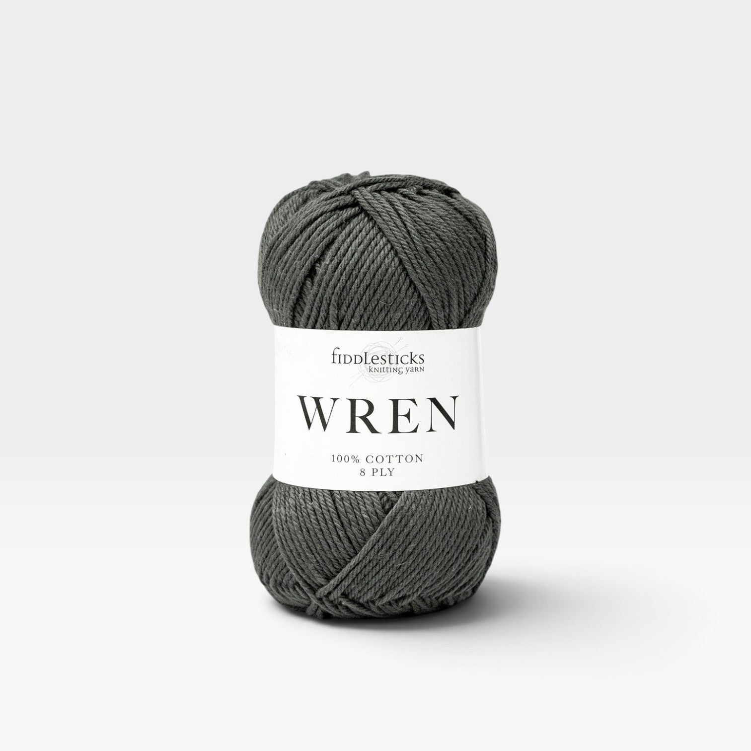 Fiddlesticks Wren Cotton 8 ply - Cement W022