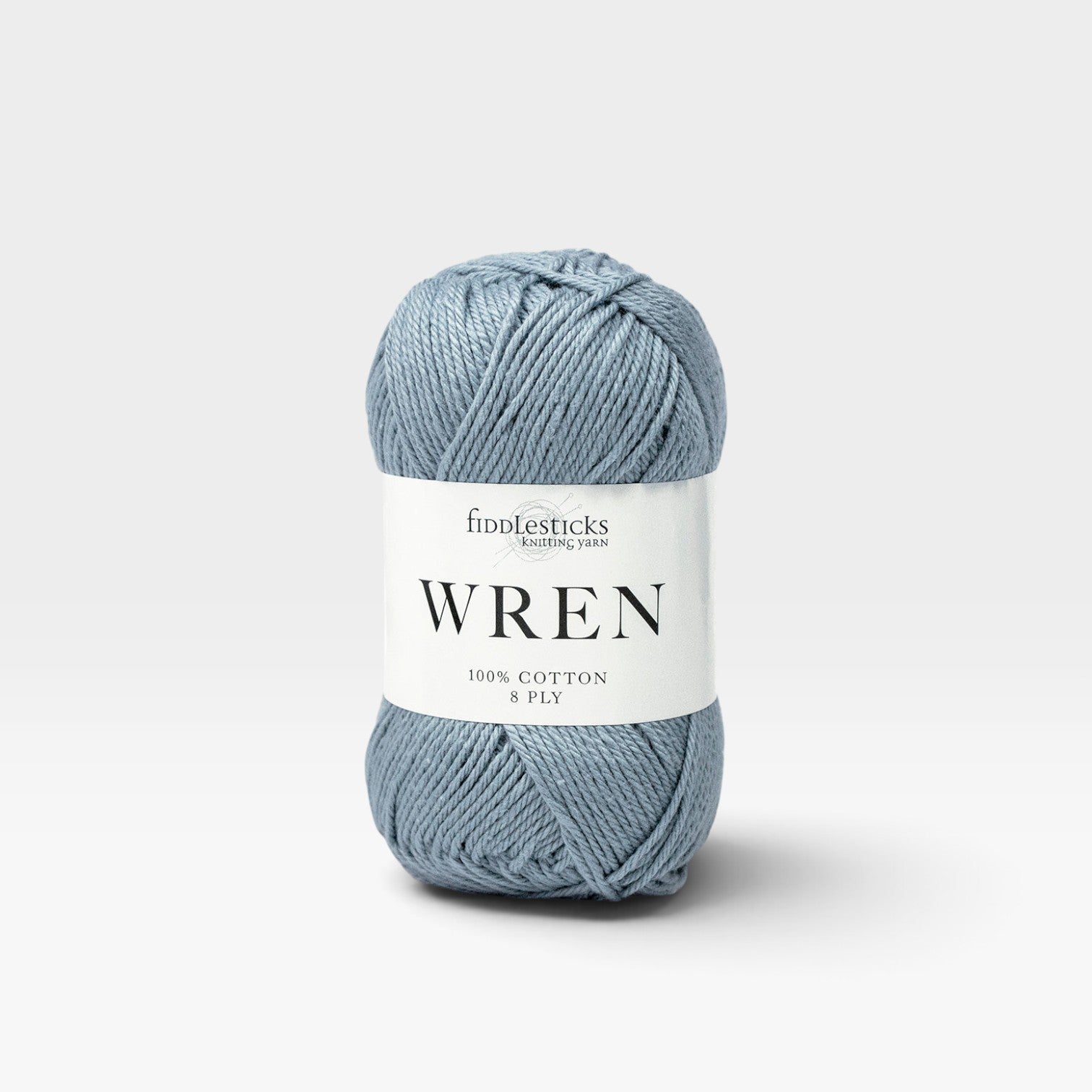 Fiddlesticks Wren Cotton 8 ply - Denim W025